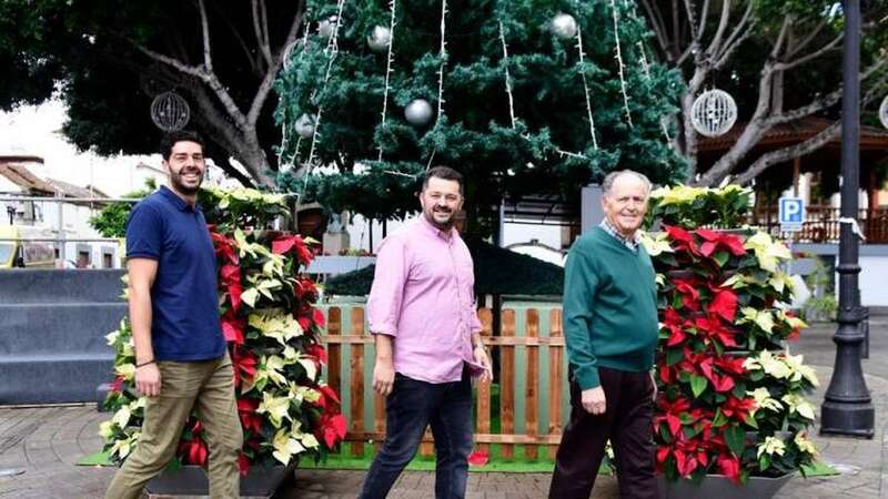 En la imagen, Ayoze, Mario hijo y Mario padre (Foto Arcadio Suárez)